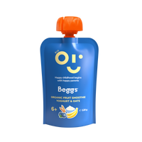 Koktajl Beggs BIO z owocami, jogurtem i płatkami owsianymi (120 g)