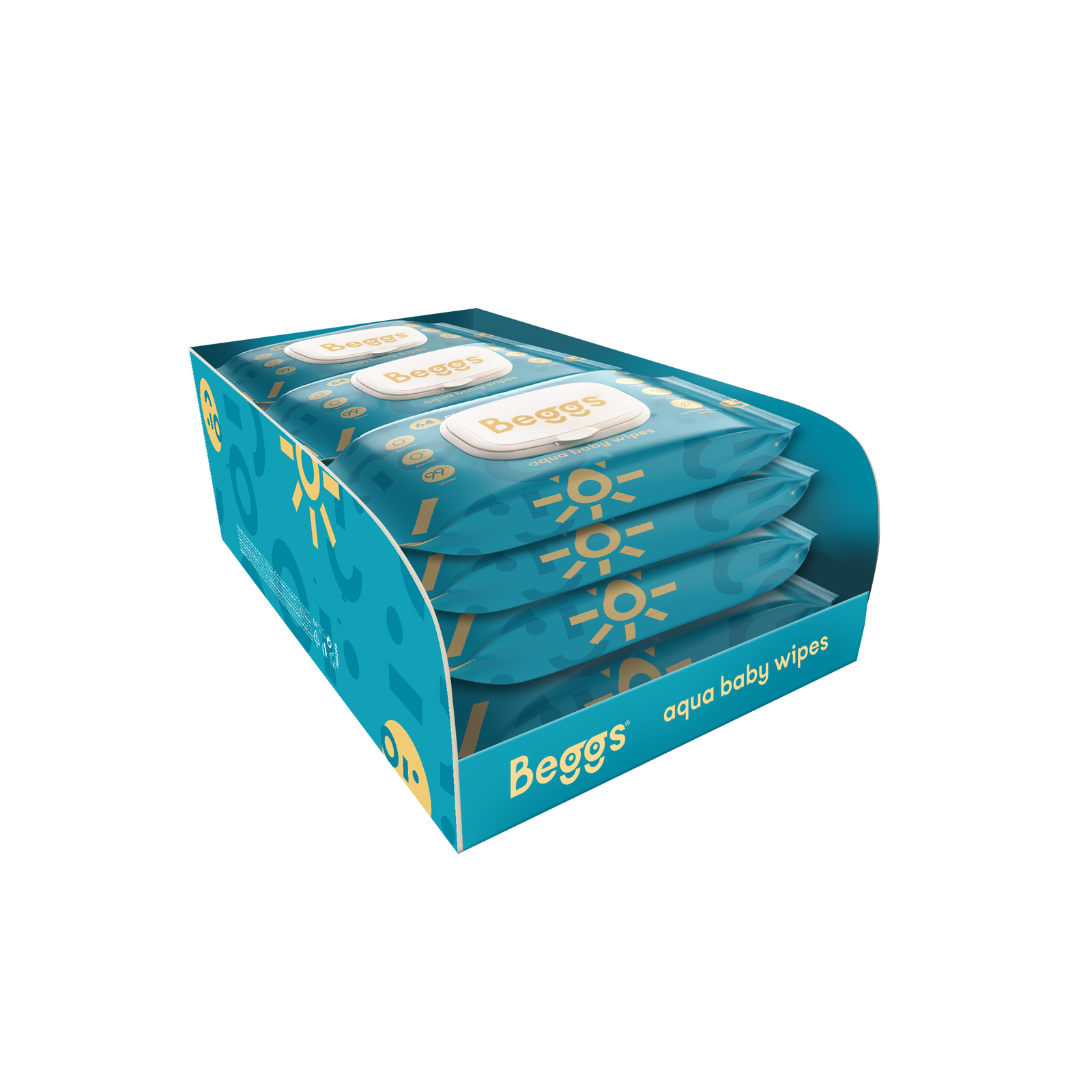 12x vlhčené splachovatelné ubrousky (64 ks)