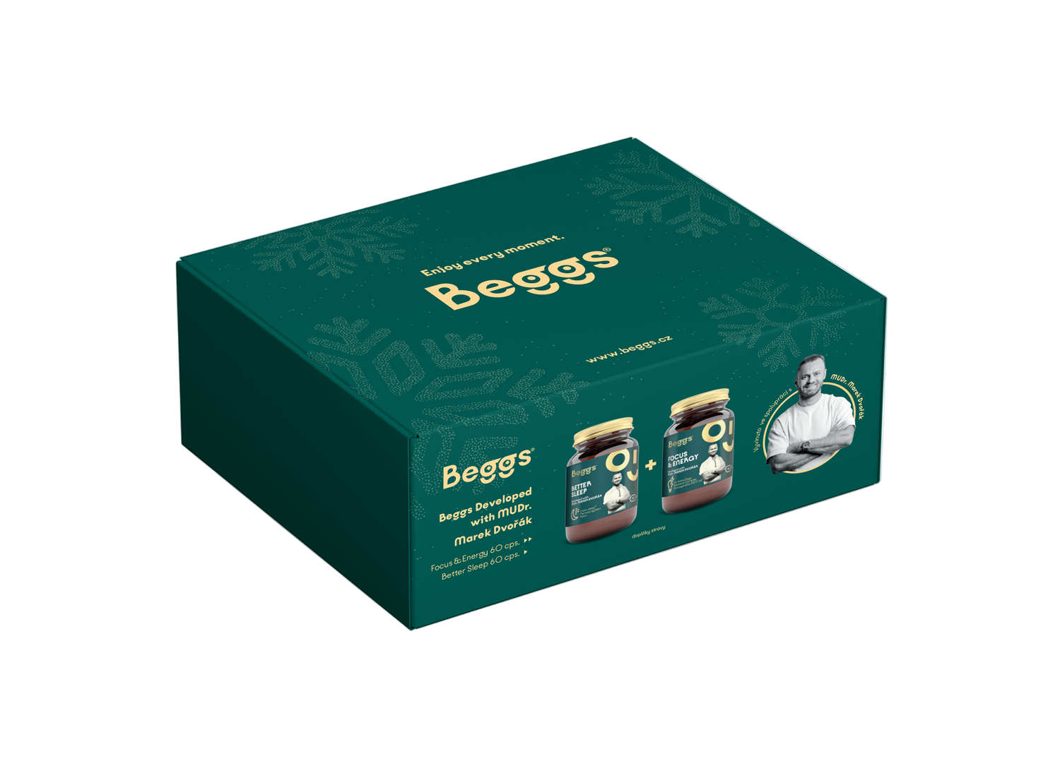 Beggs developed with MUDr. Marek Dvořák (Better Sleep + Focus & Energy)