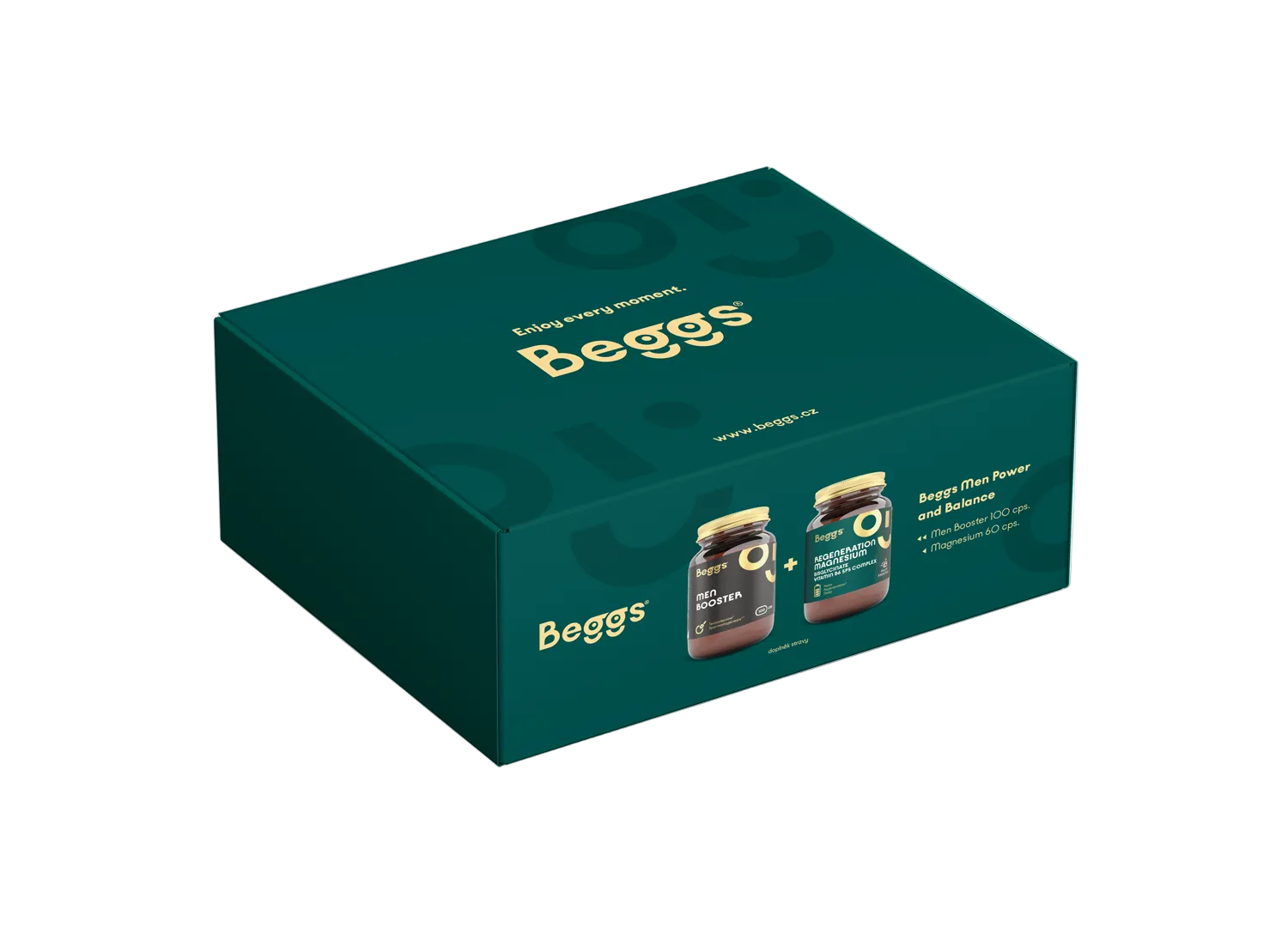 Beggs Men Power and Balance (Männer-Booster 100 Kapseln + Magnesium 60 Kapseln)