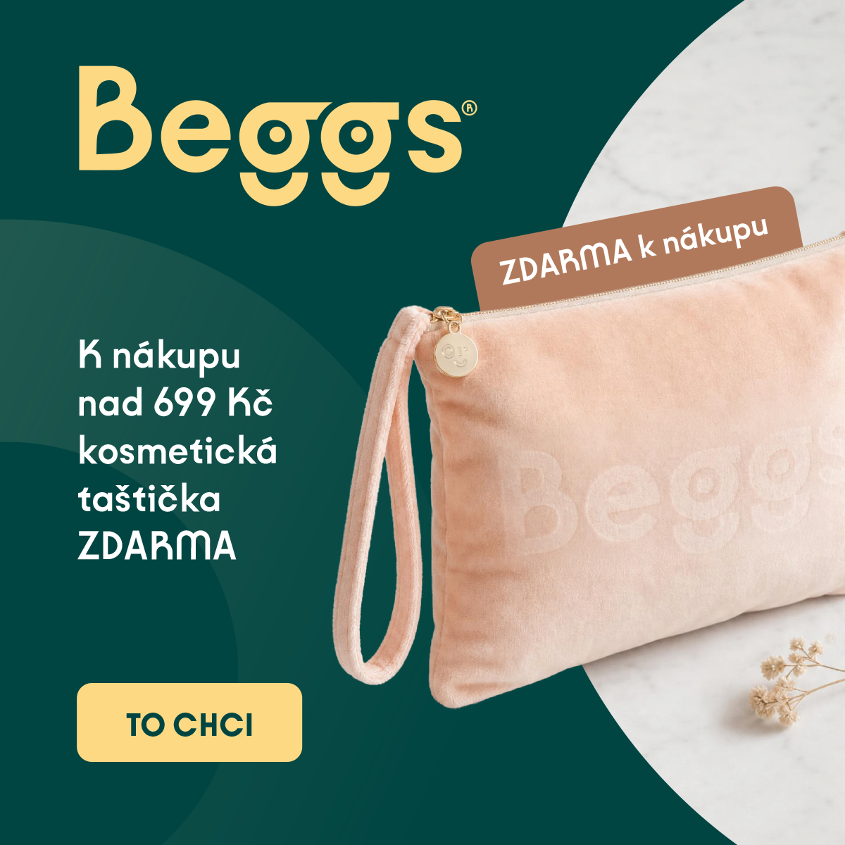 Dárek k nákupu - kosmetická taštička