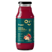 Beggs BIO Aronia-, Apfel-, Bananen- und Erdbeergetränk (300 ml)