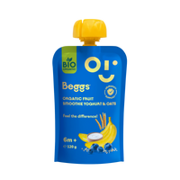 Beggs BIO Smoothie s ovocem, jogurtem a ovesnými vločkami (120 g)
