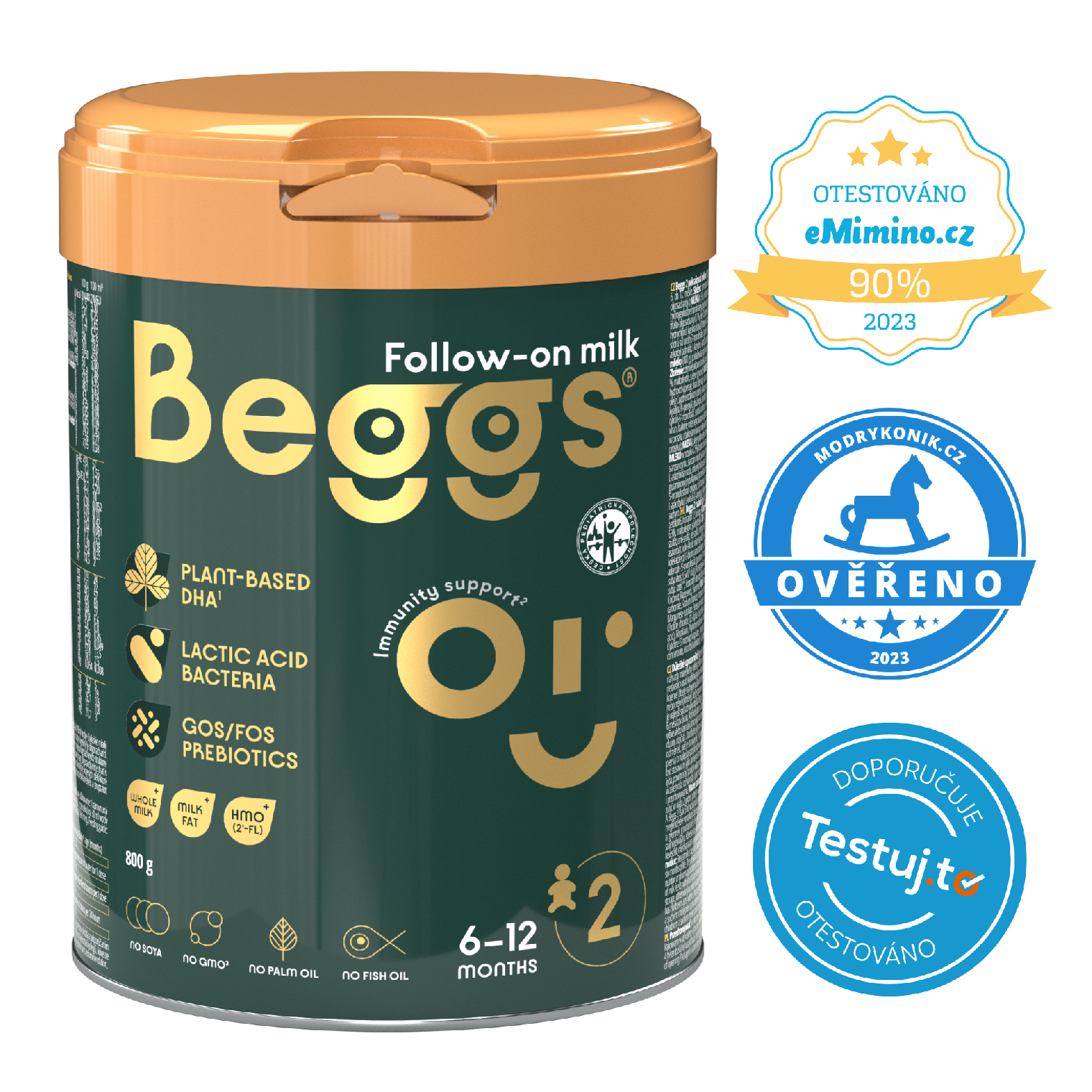 Beggs 2 pokračovací mléko (800 g)