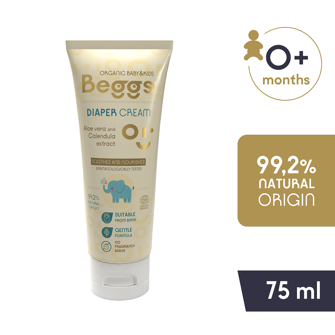 Beggs Krém na zadeček (75 ml)**