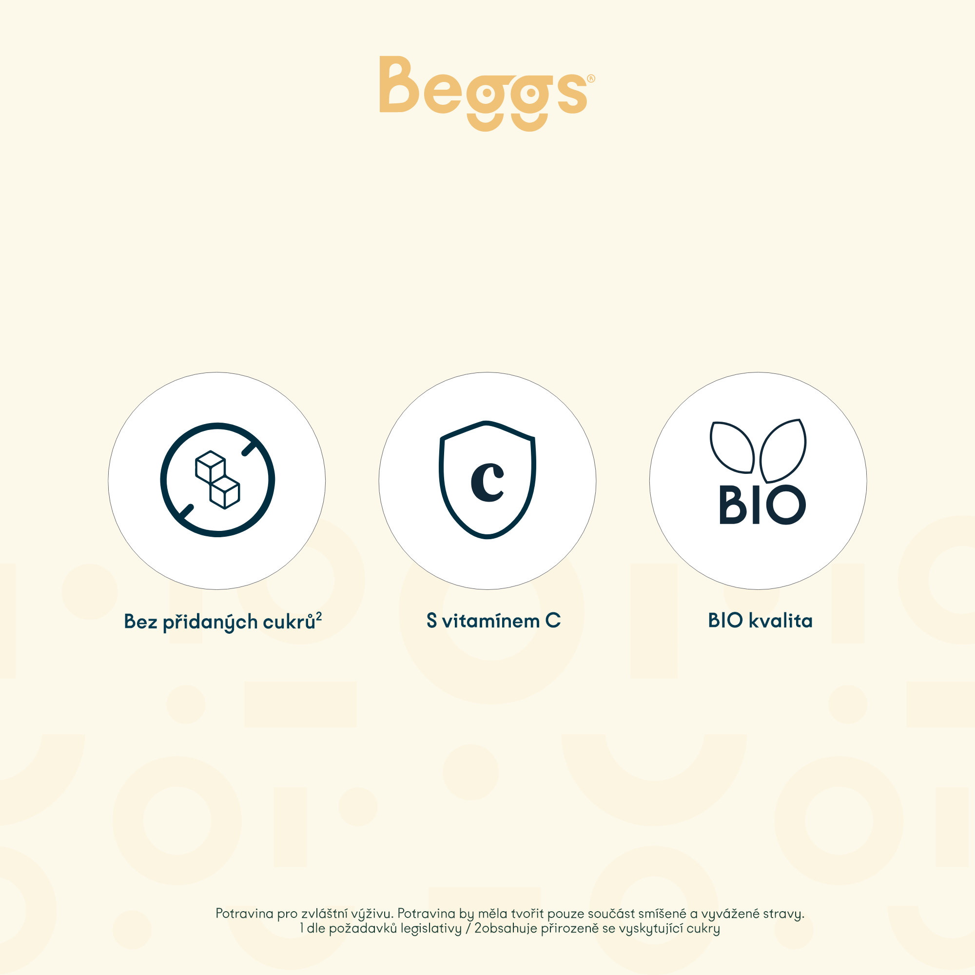 Beggs BIO Smoothie s jogurtem a tropickým ovocem (120 g)