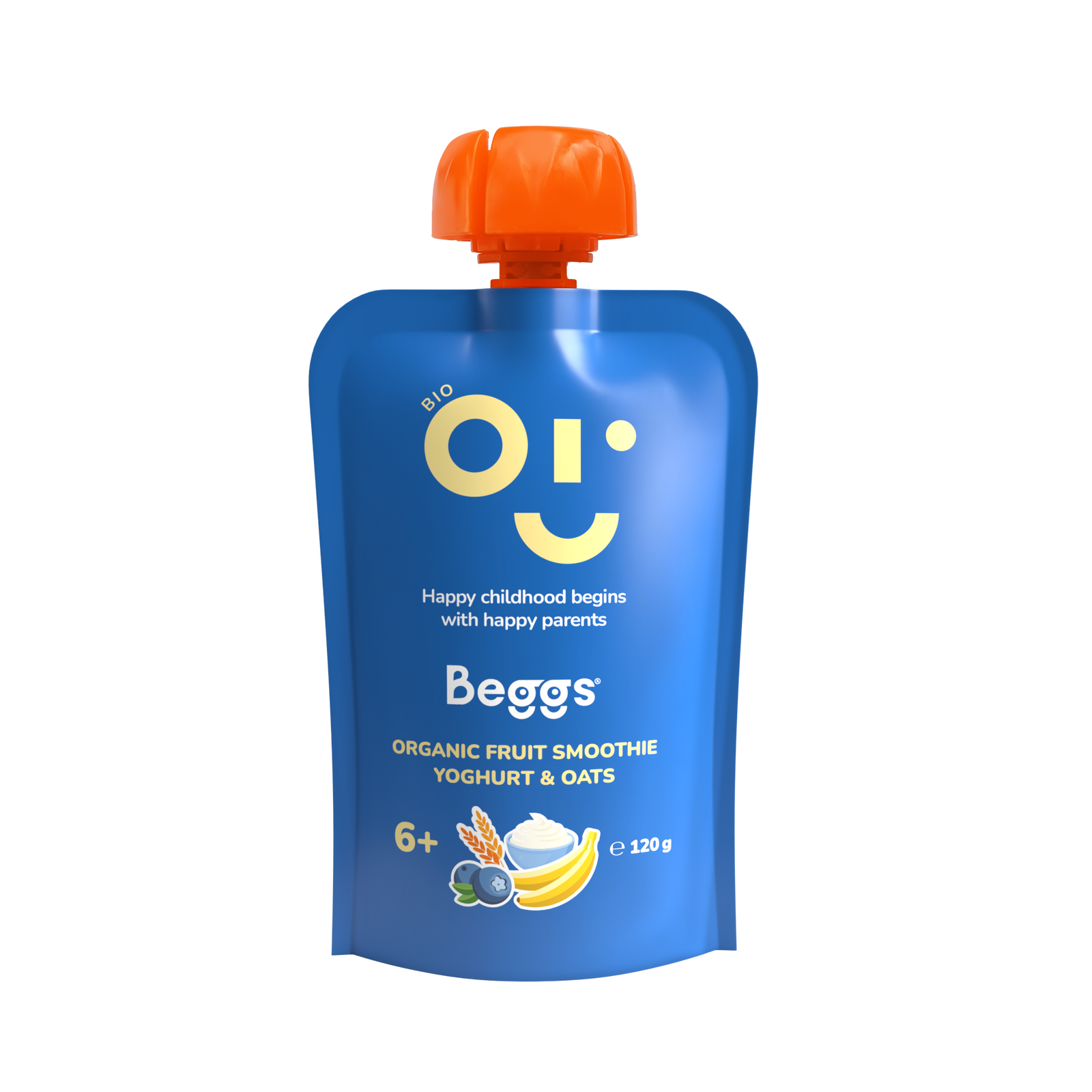 BIO Smoothie s ovocem, jogurtem a ovesnými vločkami (120 g)