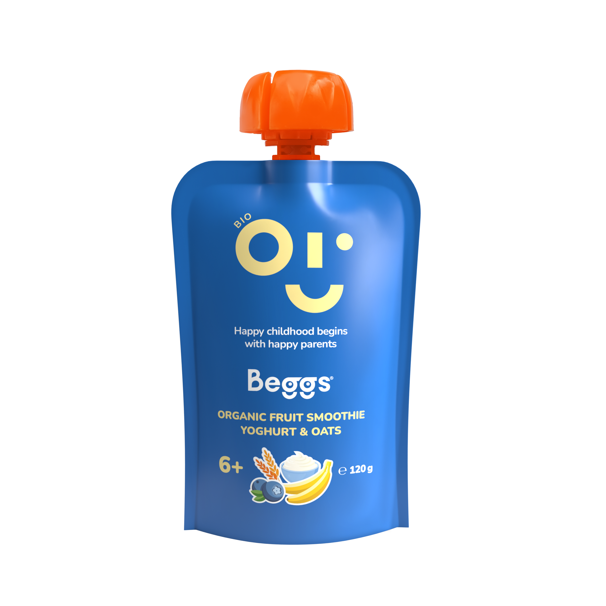 BIO Smoothie s ovocem, jogurtem a ovesnými vločkami (120 g)