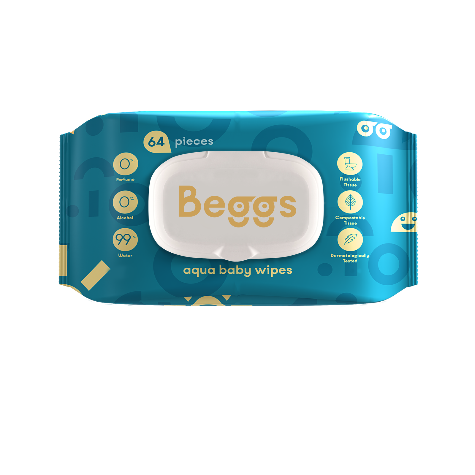 Vlhčené splachovatelné ubrousky (64 ks)