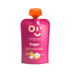 BIO Dětská rýže s jogurtem, banánem, mangem a malinami (120 g)