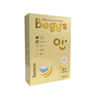 Beggs Mliečna ryžová kaša banánová (200 g)