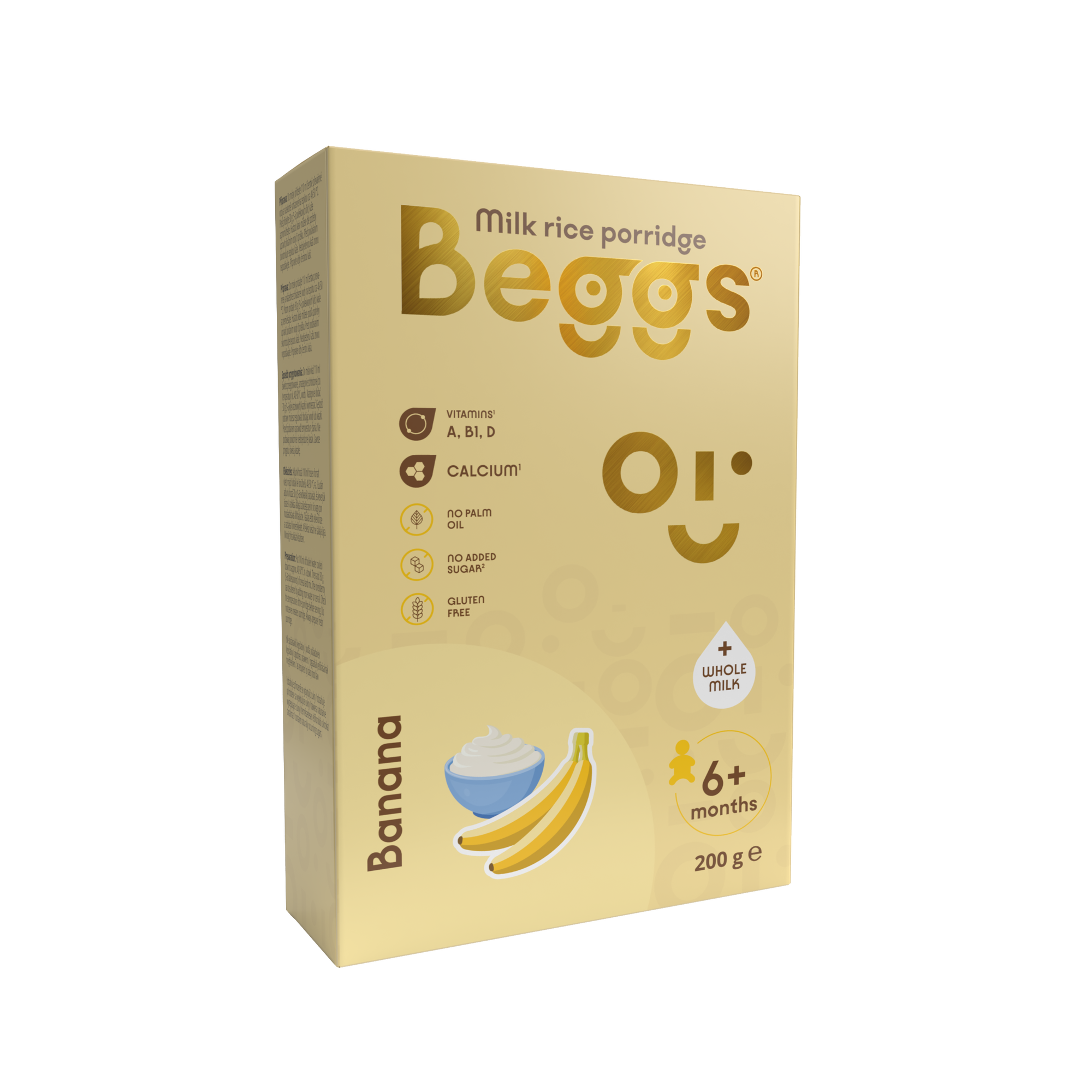 Mléčná rýžová kaše banánová (200 g)