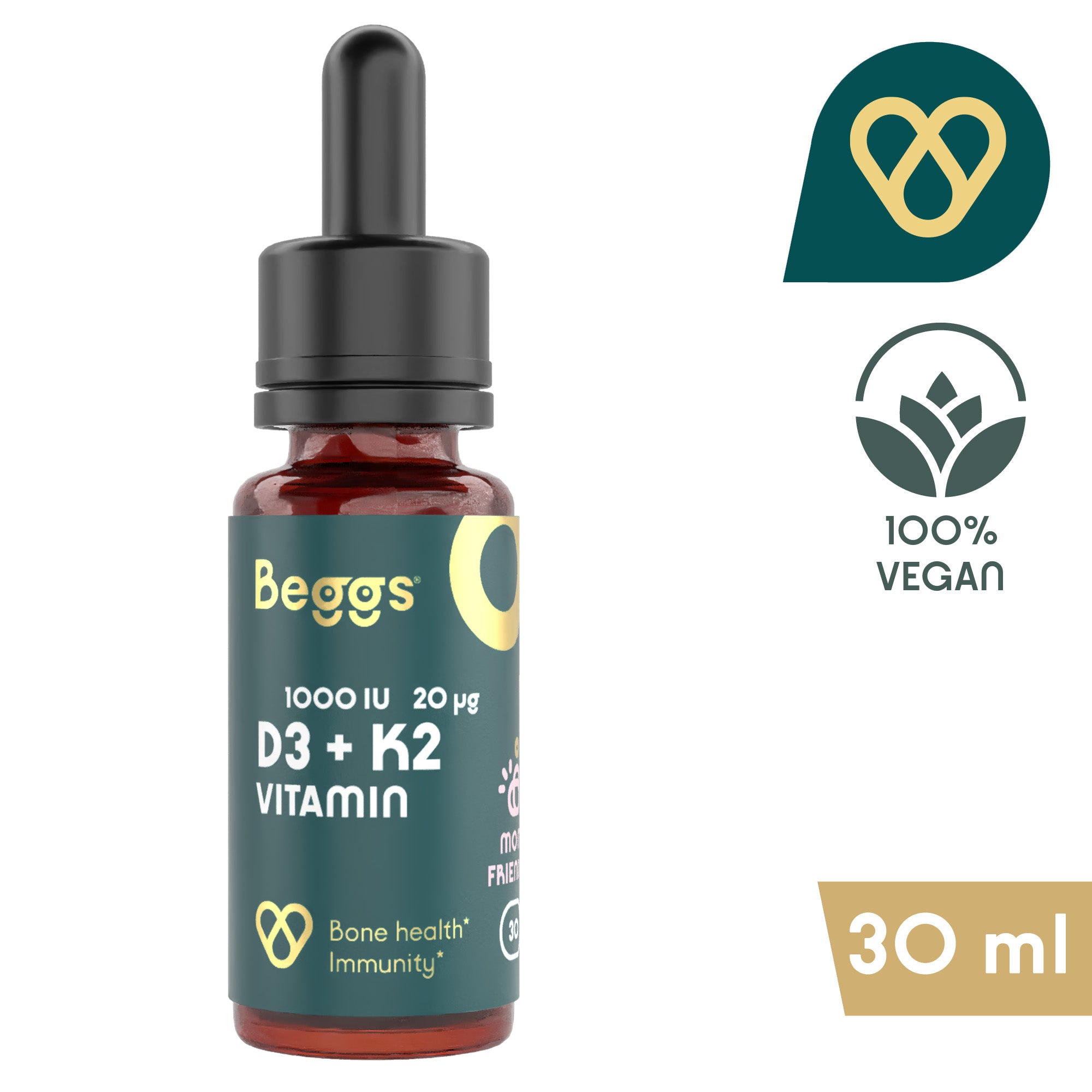 Beggs Vitamin D3 + K2 (30 ml)