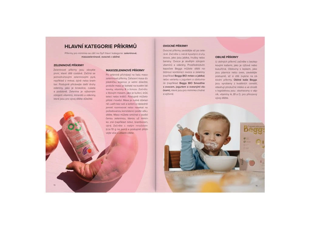 Beggs brožurka Začínáme s příkrmy