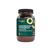 Beggs Magnesium bisglycinate + vitamín B6 P5P Complex (30 cps.)