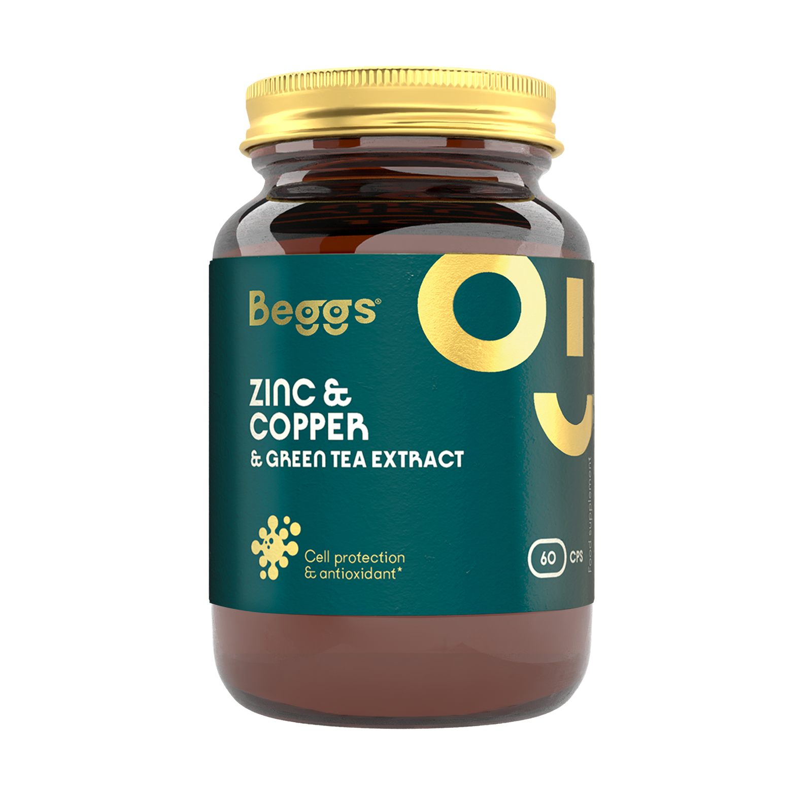 Zinc & Copper & Green Tea Extract (60 kapslí)