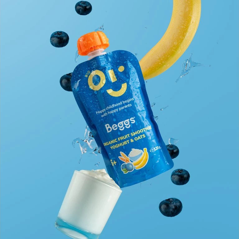 BIO Smoothie s ovocem, jogurtem a ovesnými vločkami (120 g)