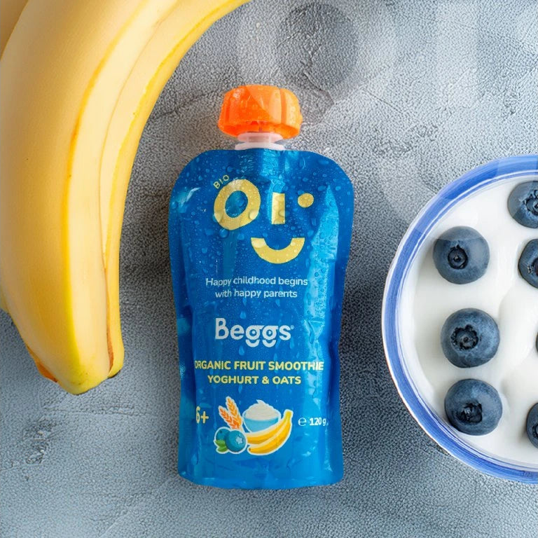 BIO Smoothie s ovocem, jogurtem a ovesnými vločkami (120 g)