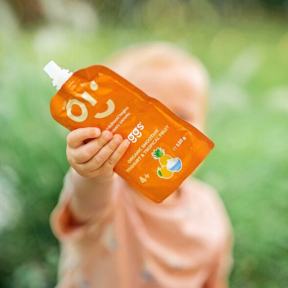 BIO Smoothie s jogurtem a tropickým ovocem (120 g)