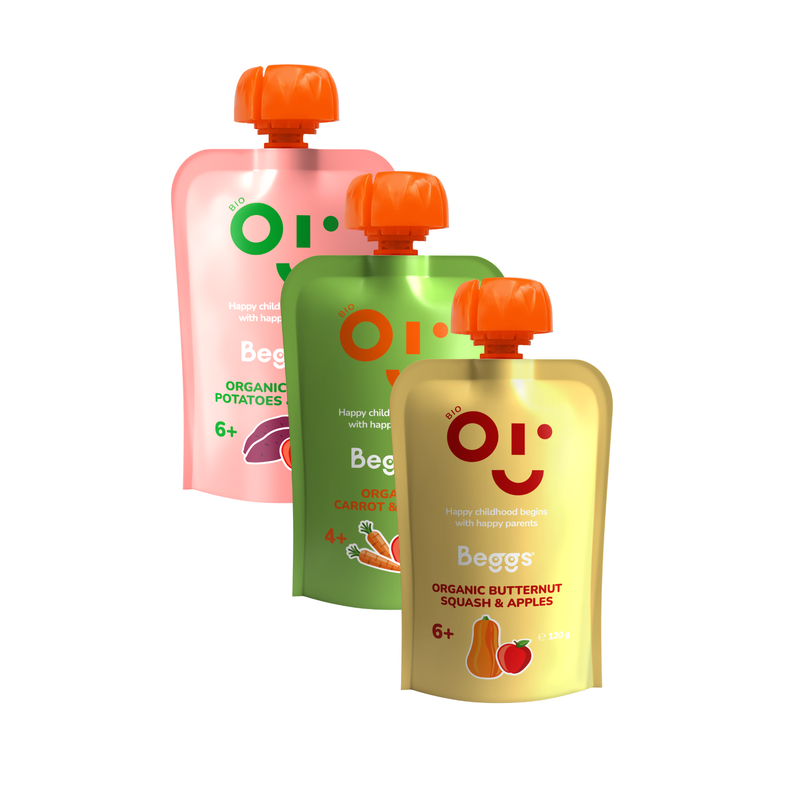 BIO Mix ovocno-zeleninových příkrmů (3× 120 g)