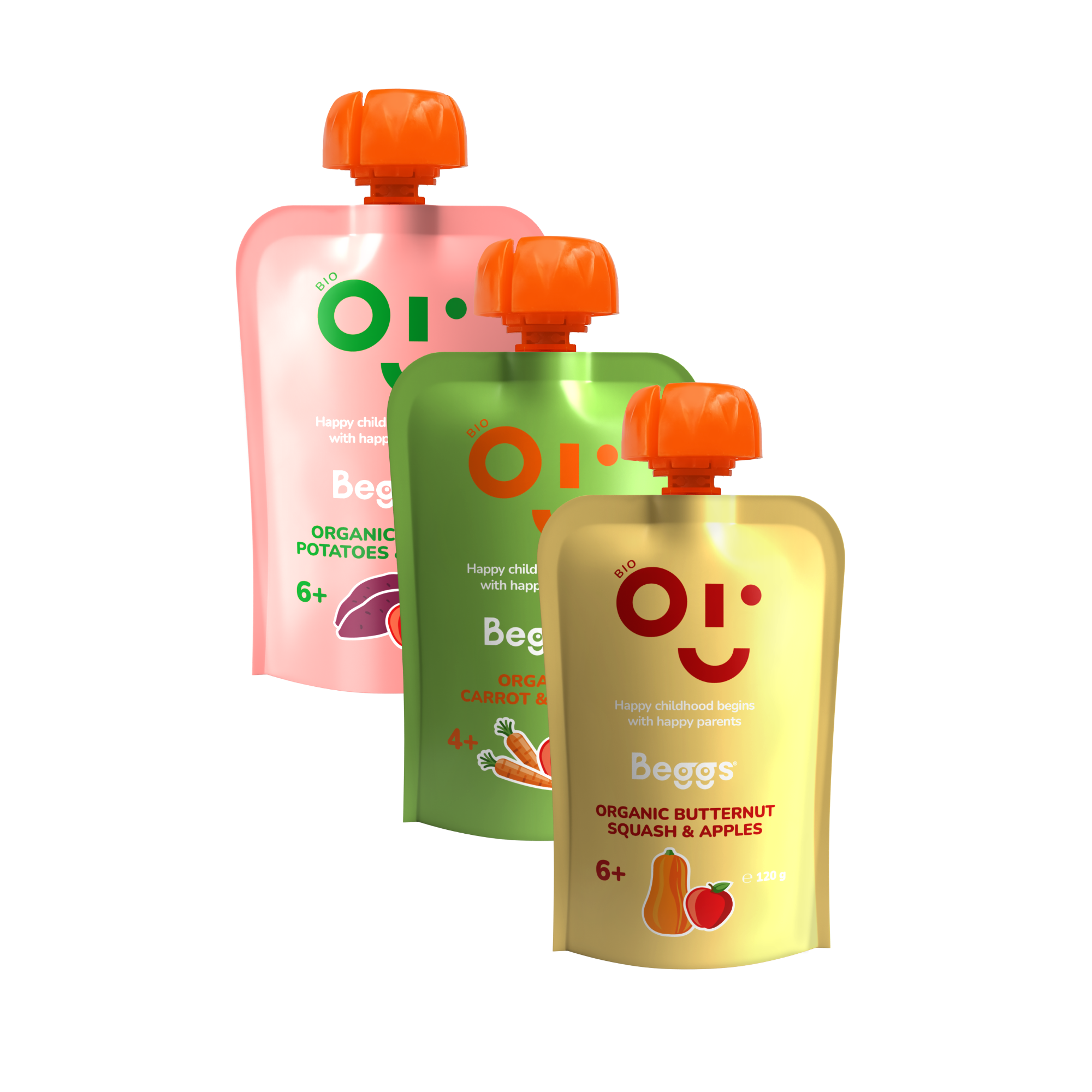 BIO Mix ovocno-zeleninových příkrmů (3× 120 g)