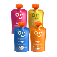 Beggs BIO Mix ovocných príkrmov (4× 120 g)