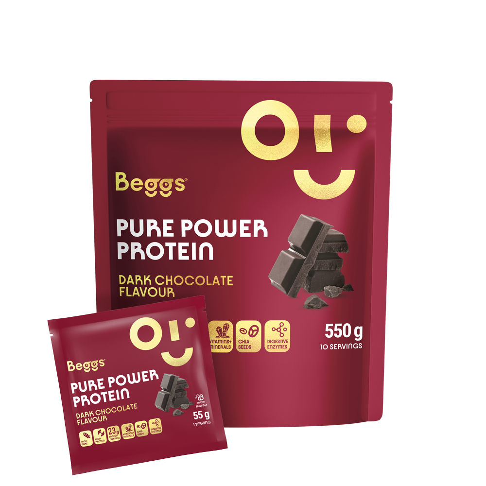 Pure Power Protein – hořká čokoláda (55 g)