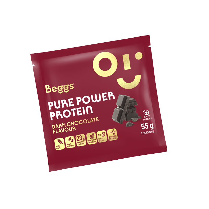 Pure Power Protein – hořká čokoláda (55 g)