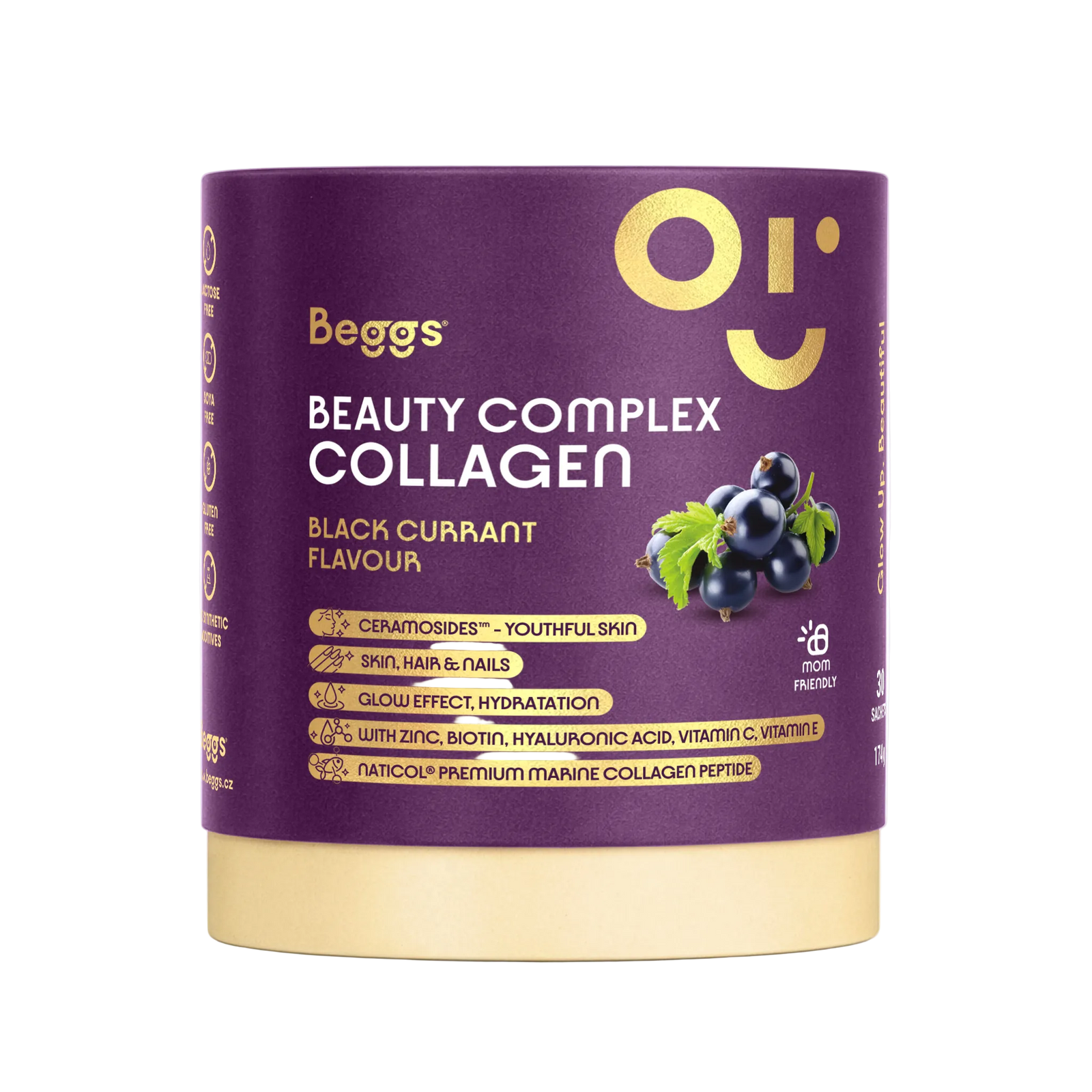 Beggs Beauty and Glow kolagen czarna porzeczka 30x5,8g