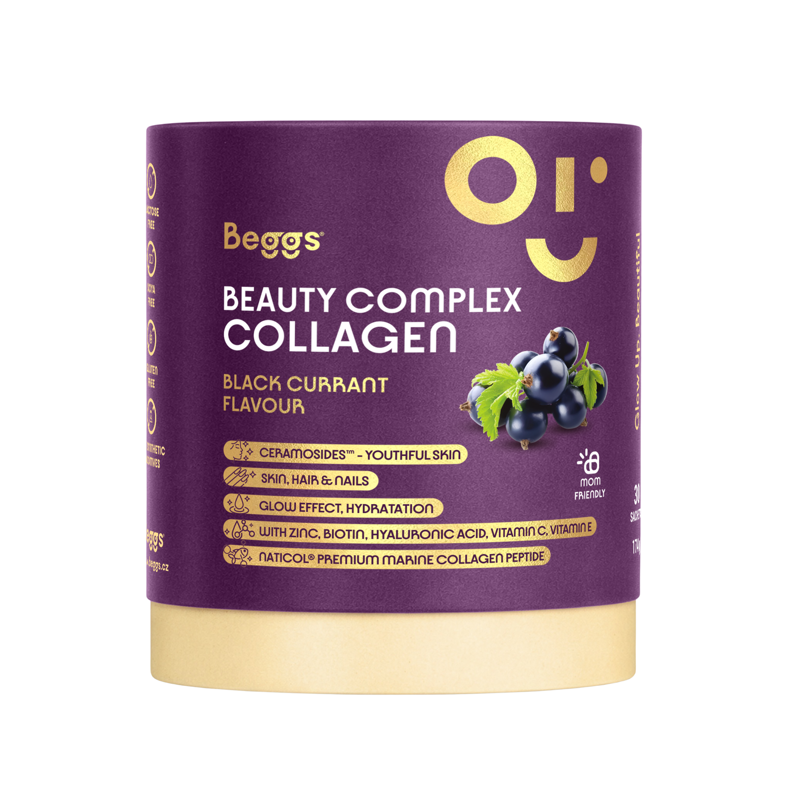 Beggs Beauty and Glow collagen Blackcurrant 30x5,8g