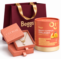 Dárkový balíček Beggs Beauty and Glow collagen + šperk Glowbe