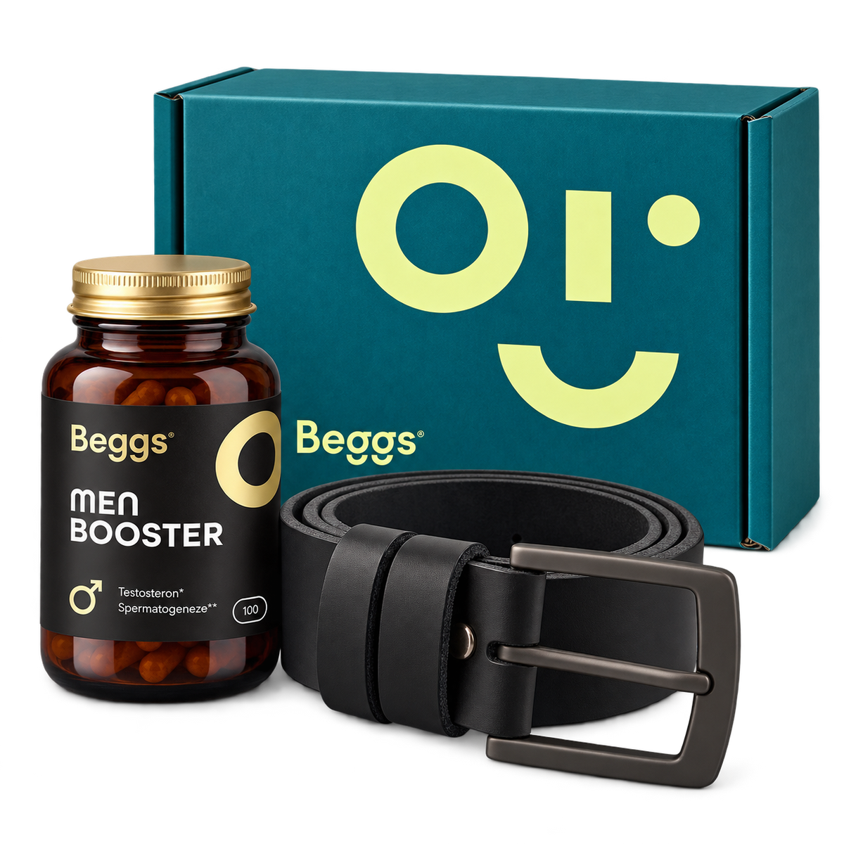 Beggs dárkový balíček Men Booster (100 cps.) x Opaskujse