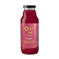 Beggs BIO Nápoj aronie, jablko, banán & jahoda (300 ml)