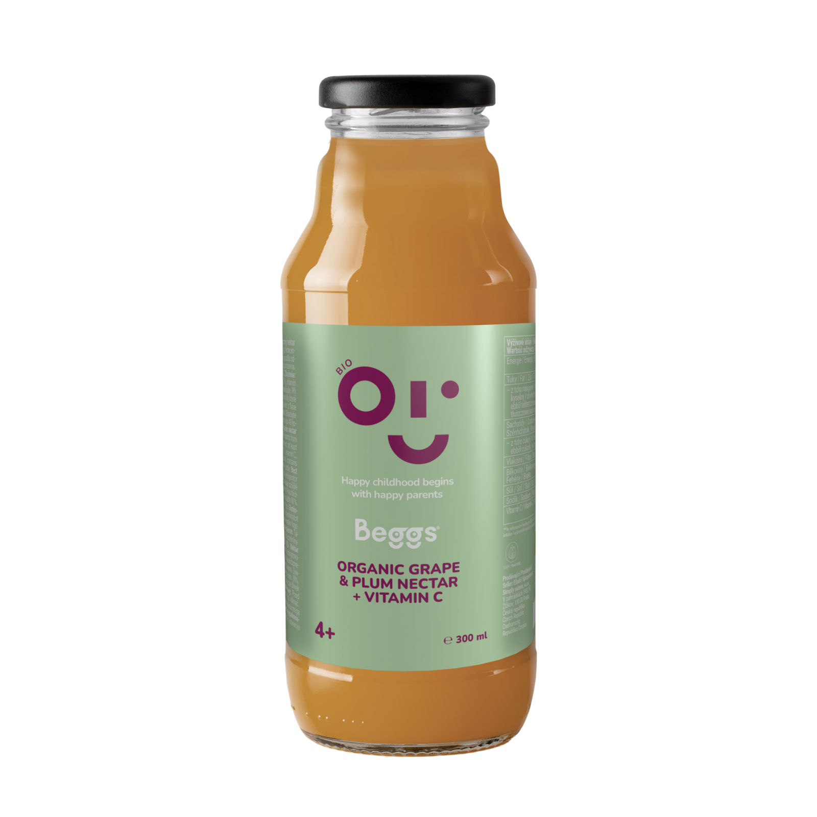 BIO Nektar hroznové víno & švestka (300 ml)