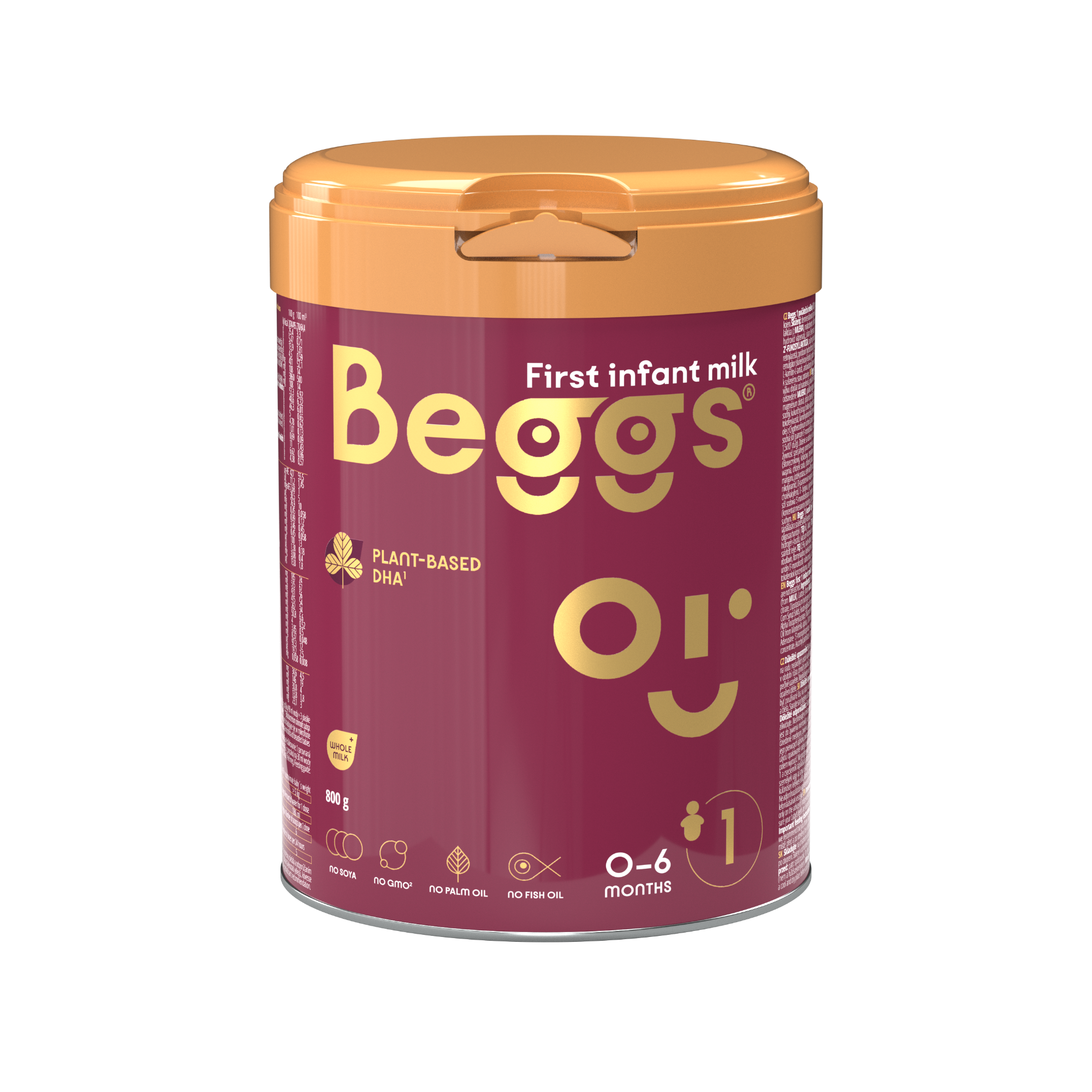 Beggs 1 počáteční mléko (800 g)