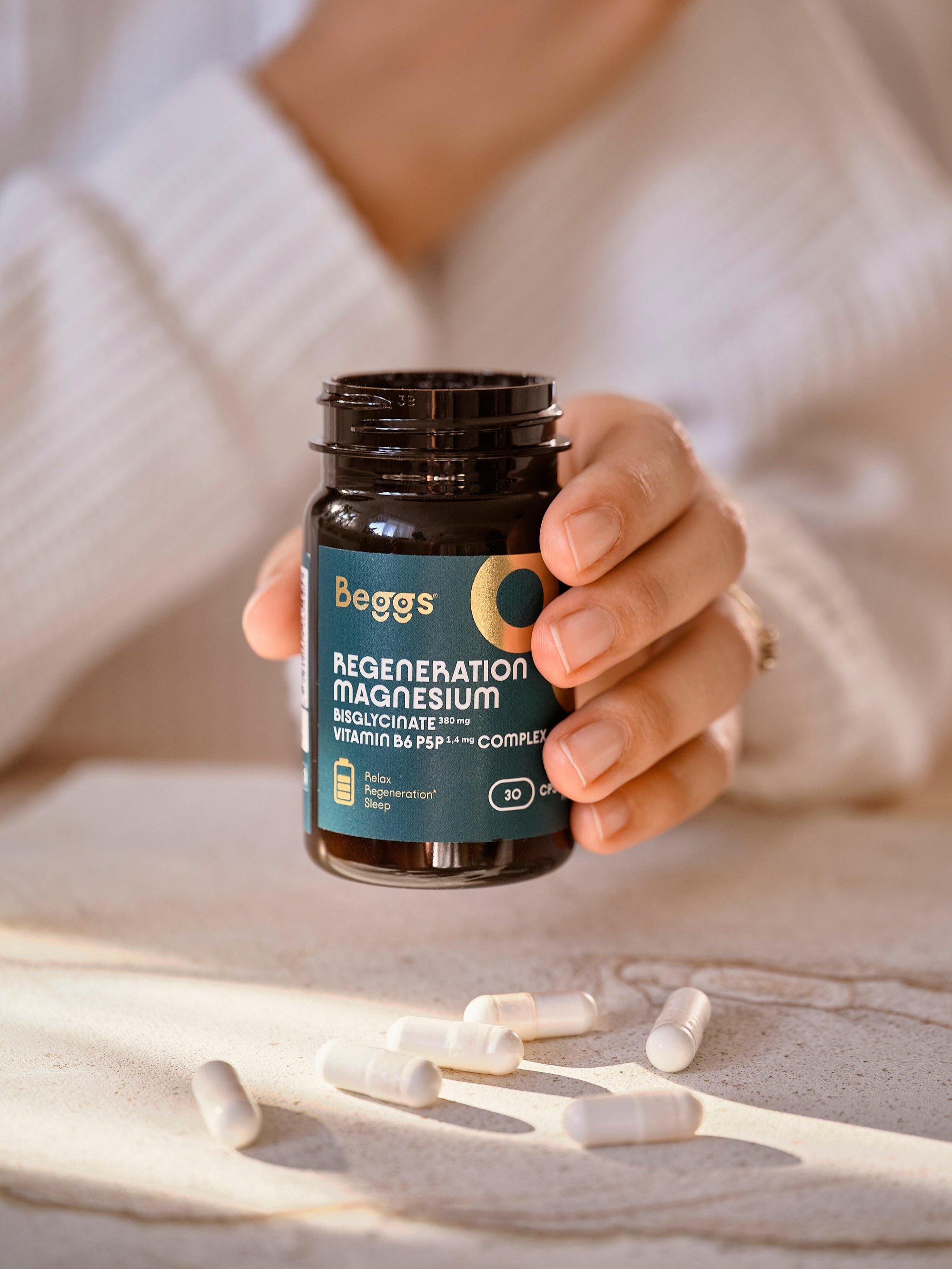 Magnesium bisglycinate  + P5P COMPLEX (30 kapslí)