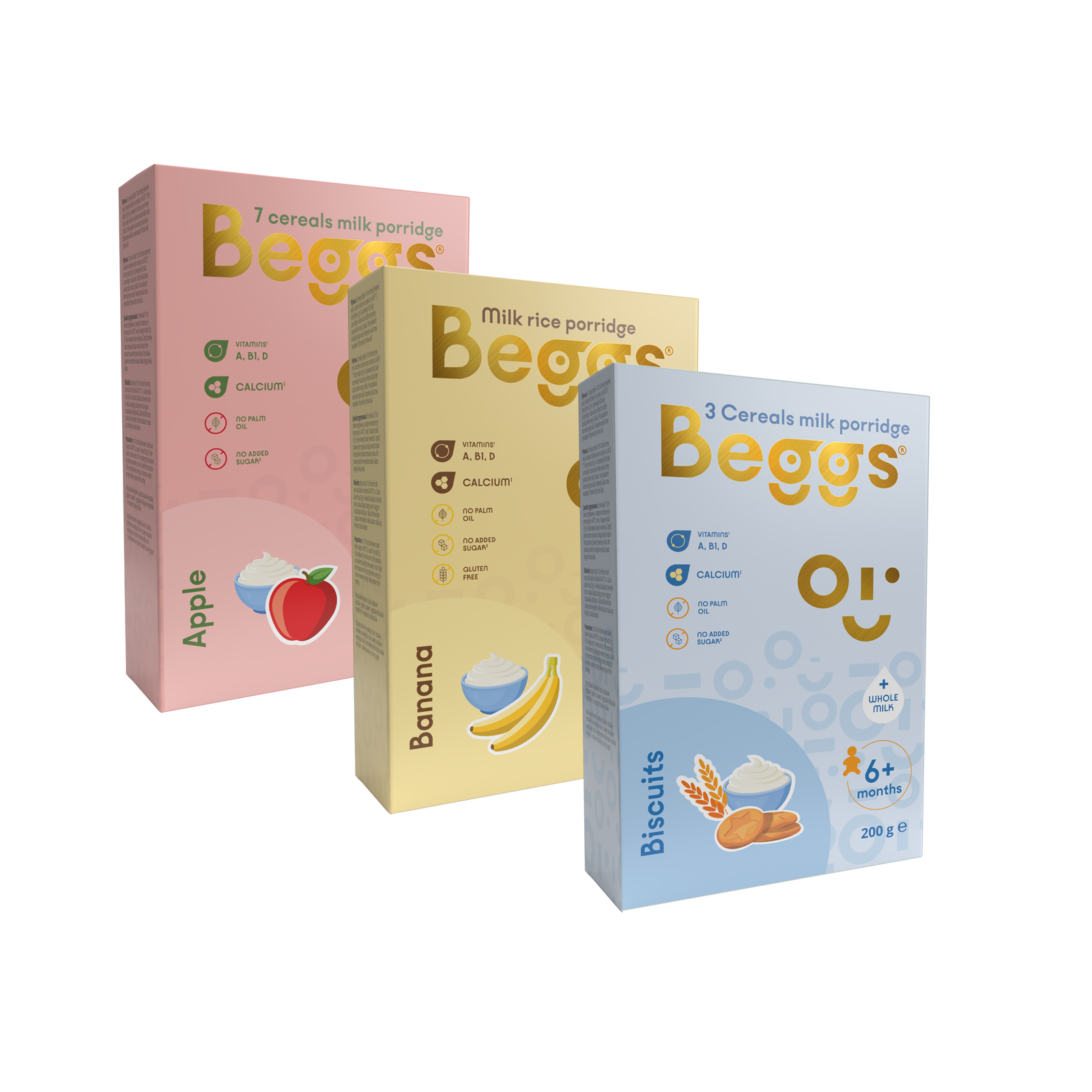 Mix kaší s plnotučným mlékem (600 g) 3x 200 g