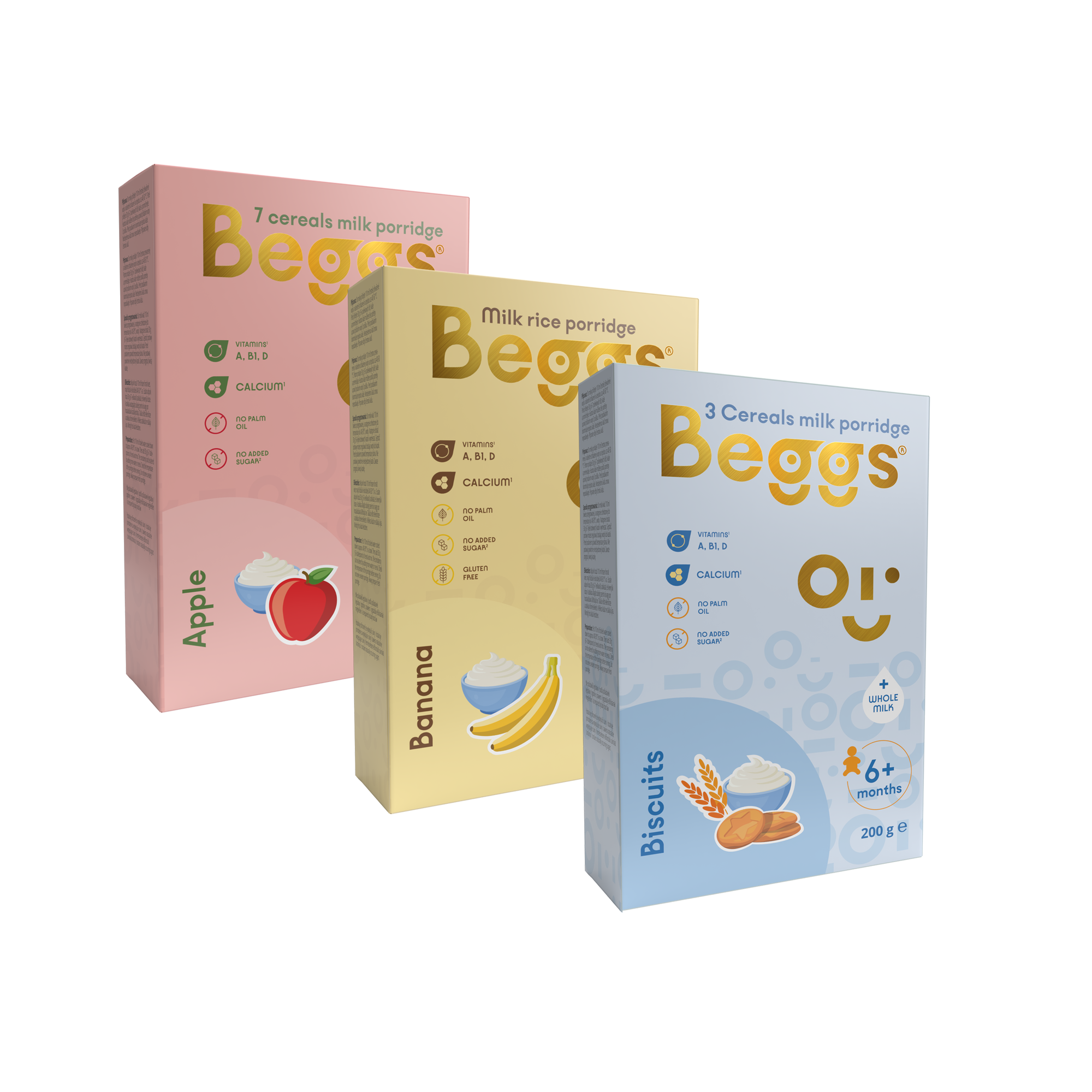 Mix kaší s plnotučným mlékem (600 g) 3x 200 g